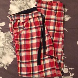 Plaid pajama pants